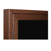 SWING CASE WOOD FRAMES ARE LOCKABLE 