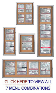 Indoor Menu Cases (11 x 17 Portrait Menus) (Rounded Corners)