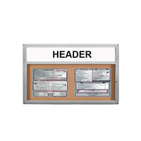 MENU CASE SHOWN: 8.5 X 11 MENUS (2) ACROSS | AVAIBLE IN GREY, BLACK, BRONZE, AND SATIN GOLD