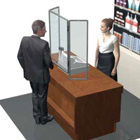 Collapsible Countertop Virus Protection Shield