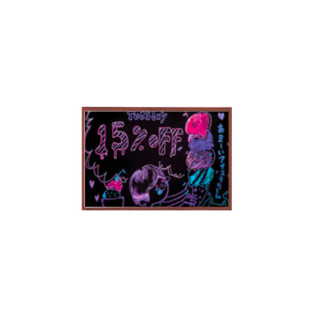 11x14 Wood Framed Black Dry Erase Marker Boards