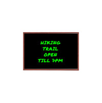 11x17 Wood Framed Black Dry Erase Marker Boards