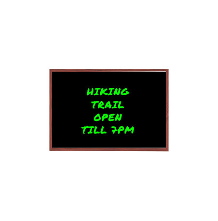 11x17 Wood Framed Black Dry Erase Marker Boards