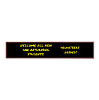 12x84 Wood Framed Black Dry Erase Marker Boards
