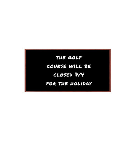18x36 Wood Framed Black Dry Erase Marker Boards
