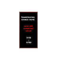 18x36 Wood Framed Black Dry Erase Marker Boards