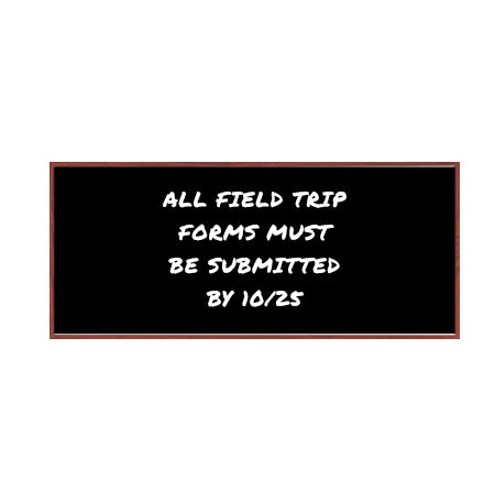 24x60 Wood Framed Black Dry Erase Marker Boards