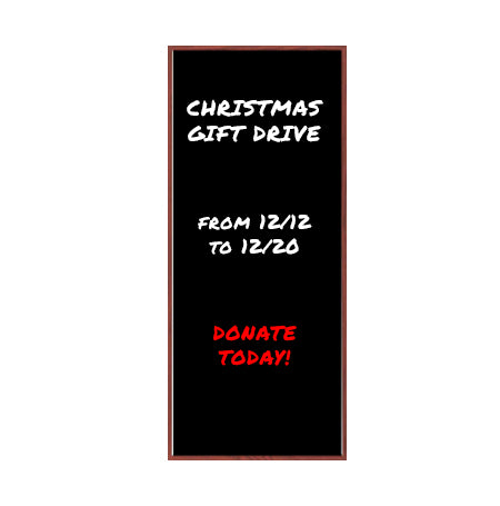 24x60 Wood Framed Black Dry Erase Marker Boards