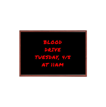 36x48 Wood Framed Black Dry Erase Marker Boards