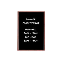 36x48 Wood Framed Black Dry Erase Marker Boards