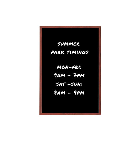 36x48 Wood Framed Black Dry Erase Marker Boards