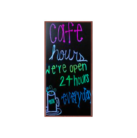 48x96 Wood Framed Black Dry Erase Marker Boards