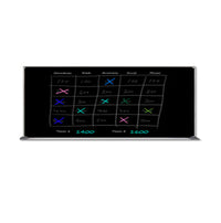 Value Line 24x60 Black Wet Erase Marker Board with Aluminum Frame