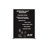Value Line 30x40 Black Wet Erase Marker Board with Aluminum Frame