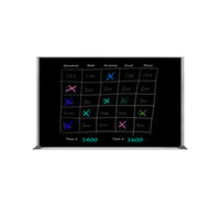 Value Line 48x72 Black Wet Erase Marker Board with Aluminum Frame