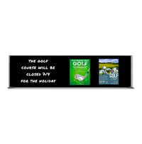 12x48 Magnetic Black Dry Erase Marker Board with Aluminum Frame