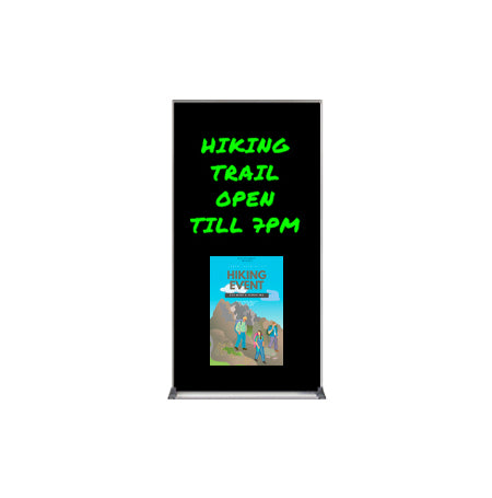 18x36 Magnetic Black Dry Erase Marker Board with Aluminum Frame