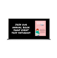 36x72 Magnetic Black Dry Erase Marker Board with Aluminum Frame