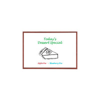 11x17 Wood Framed White Board Dry Erase Marker Boards