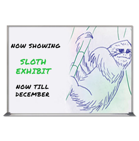 Value Line 12x18 White Dry Erase Marker Board with Aluminum Frame
