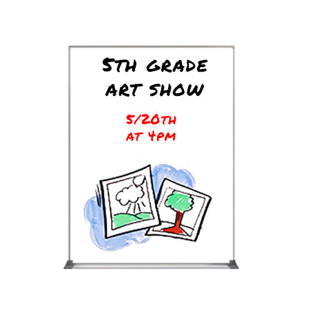 Value Line 15x20 White Dry Erase Marker Board with Aluminum Frame