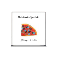 Value Line 18x18 White Dry Erase Marker Board with Aluminum Frame