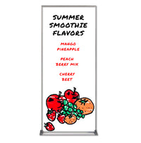 Value Line 24x60 White Board with Aluminum Frame | Dry Erase Melamine Writing Surface