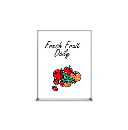 Value Line 8.5x11 White Dry Erase Marker Board with Aluminum Frame