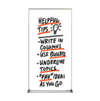 Value Line 96x48 White Dry Erase Marker Board with Aluminum Frame