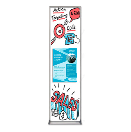 12x48 Magnetic White Dry Erase Marker Board with Aluminum Frame