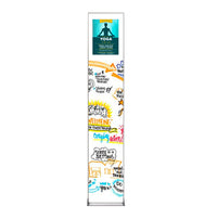 12x84 Magnetic White Dry Erase Marker Board with Aluminum Frame