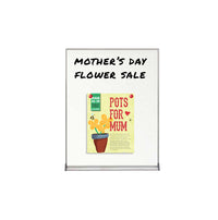 16x20 Magnetic White Dry Erase Marker Board with Silver Frame Trim | Porcelain on Steel Writing Surface + No Ghosting + Post Messages with Magnets