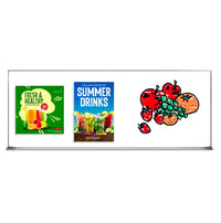 24x72 Magnetic White Dry Erase Marker Board with Aluminum Frame