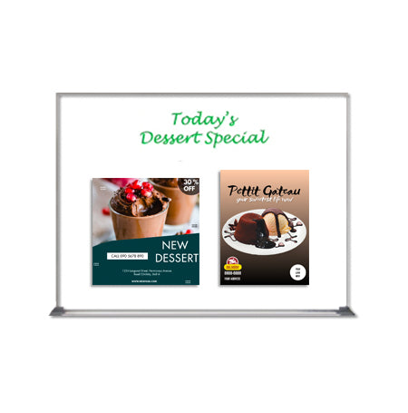 48x36 Magnetic White Dry Erase Marker Board with Aluminum Frame | Smooth White Porcelain on Steel Writing Surface