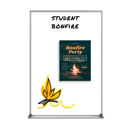 72x48 Magnetic Dry Erase White Board with Aluminum Frame Trim, Porcelain on Steel Writing Surface