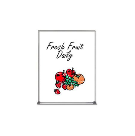 8.5x11 Magnetic White Dry Erase Marker Board with Silver Trin Frame | Porcelain on Steel Writing Surface + No Ghosting + Post Messages with Magnets