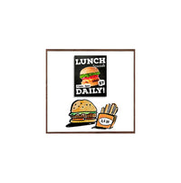 12x12 Magnetic White Dry Erase Marker Board with Wood Frame