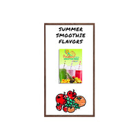 12x24 Magnetic White Dry Erase Marker Board with Wood Frame