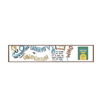 12x84 Magnetic White Dry Erase Marker Board with Wood Frame