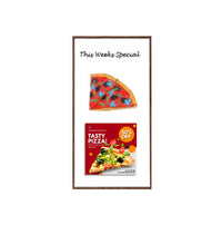 18x36 Magnetic White Dry Erase Marker Board with Wood Frame