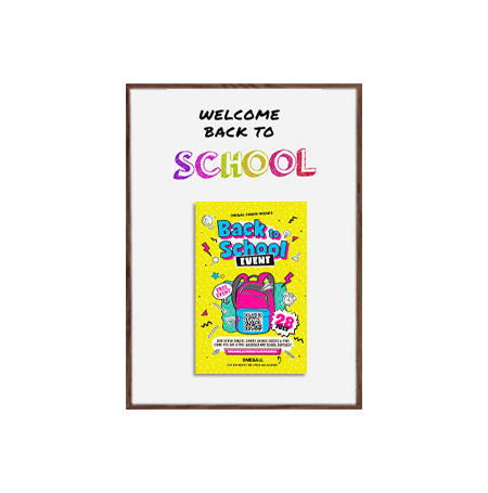36x24 Magnetic White Dry Erase Whiteboard with Wood Frame Features Porcelain on Steel Writing Surface - No Ghosting