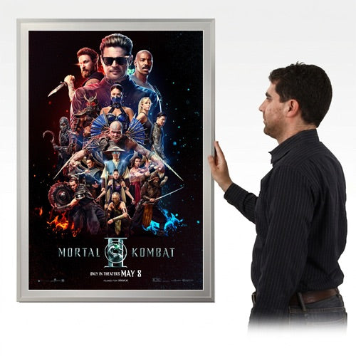 Classic Movie Poster Frames 24x36 | 6 Metal Poster Display Frame Finishes with Matboard + Custom Sizes