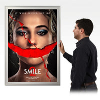 Movie Poster Frames 22x34 | Metal Poster Display Frame with Matboard
