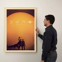 24x36 MOVIE POSTER FRAME SHOWN in SATIN GOLD FRAME with MEDIUM GOLD MATBOARD (NOT TO SCALE) 