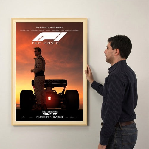 Classic Movie Poster Frame 27x40 | Metal Poster Frame with Matboard + 7 Metal Finishes