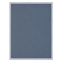Vinyl over Cork Bulletin Board 12x16 (Open Face with Silver Trim) - Grey Vinyl