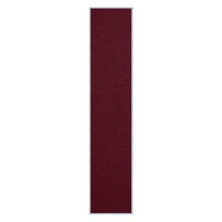 Vinyl over Cork Bulletin Board 12x60 (Open Face with Silver Trim) - Burgundy Vinyl