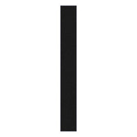 Vinyl over Cork Bulletin Board 12x96 (Open Face with Silver Trim) - Black Vinyl