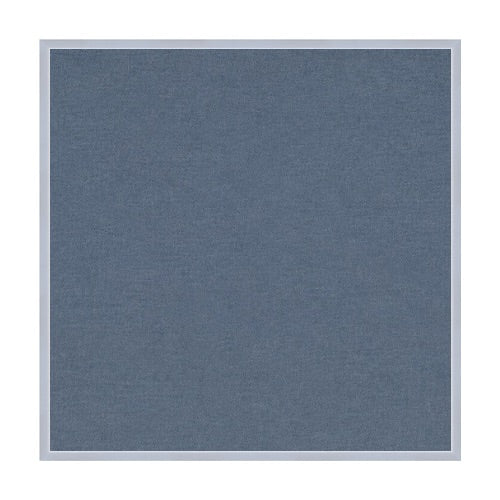 Vinyl over Cork Bulletin Board 16x16 (Open Face with Silver Trim) - Grey Vinyl
