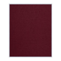 Vinyl over Cork Bulletin Board 24x30 (Open Face with Silver Trim) - Burgundy Vinyl